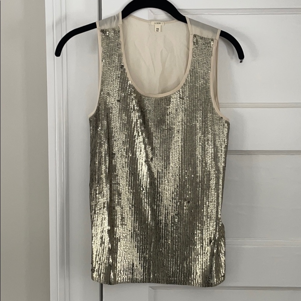 JCrew Sequin top